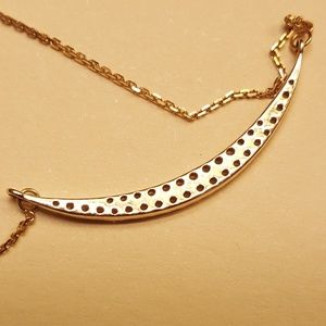 Jewelry - 14k yellow gold necklace with curve bar pendant Jewelry - 14k yellow gold necklace with curve bar pendant